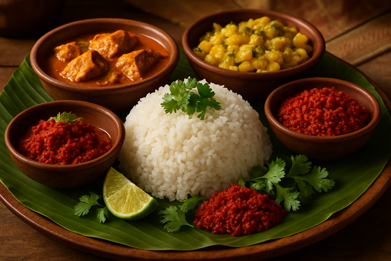 Sri Lankan Rice & Curry